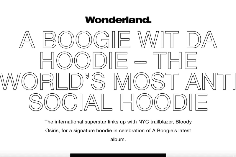 Boogie Wit Da Hoodie x Bloody Osiris -  Hoodie - Wonderland